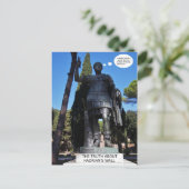 De waarheid over de muur van Hadrian. Briefkaart (Staand voorkant)