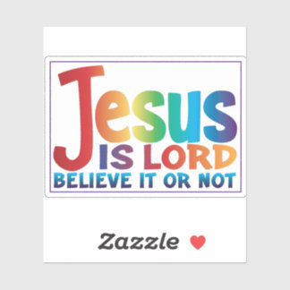 De waarheid over Jezus presenteren Sticker