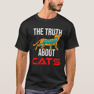 De Waarheid Over Katten Alien Ufo Ruimte Kat Kitt T-shirt