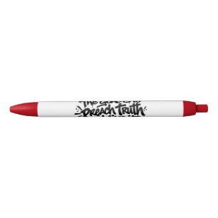 De Waarheid Prediken Zwarte Inkt Pen