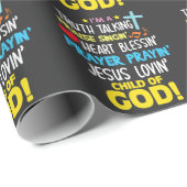 De waarheid werpt het kind van God dat zich moet b Cadeaupapier (Rol Hoek)