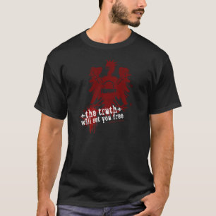 De waarheid zal u vrij (kerels basis T-shirt) plaa T-shirt