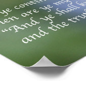 De waarheid zal u vrij Poster C van de Manuscript (Hoek)