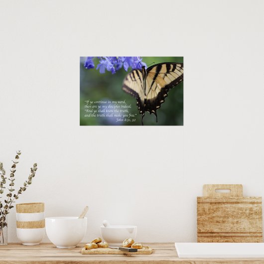 De waarheid zal u vrij Poster C van de Manuscript (Keuken)