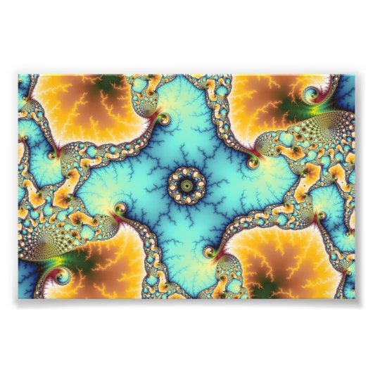 De waarnemer - Fractal Foto Afdruk (Voorkant)