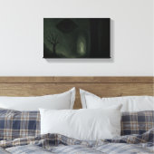 De wachter in de holle poort canvas afdruk (Insitu (Slaapkamer))