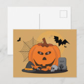 De Wacky Halloween verdachten Briefkaart (Voorkant / Achterkant)