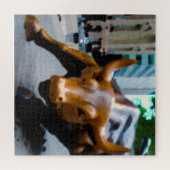 De Wall Street Bull New York. Jigzaag Puzzle Legpuzzel (Horizontaal)