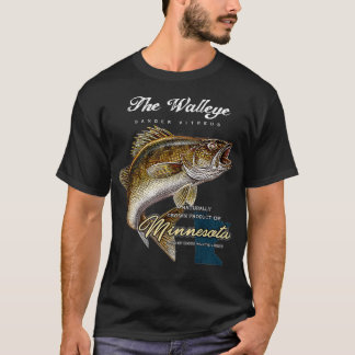 De Walleye is een natuurlijk product van Minnesota T-shirt