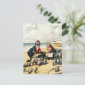 De Walrus en de Carpenter Briefkaart (Staand voorkant)