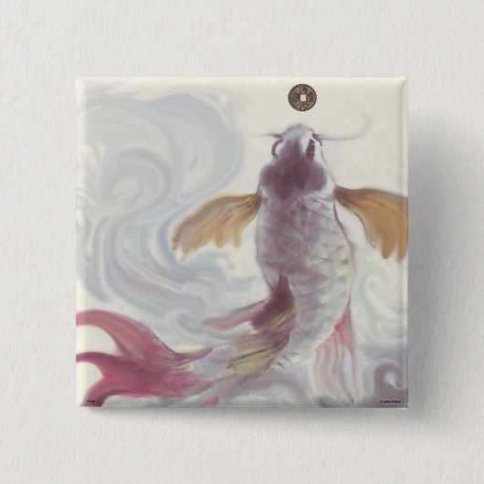 De Walth Hungry Carp Button (Voorkant)