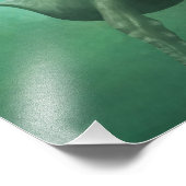 De walvis en de maan foto afdruk (Hoek)