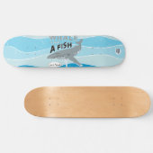 De walvis is geen vis skateboard (Horizontaal)