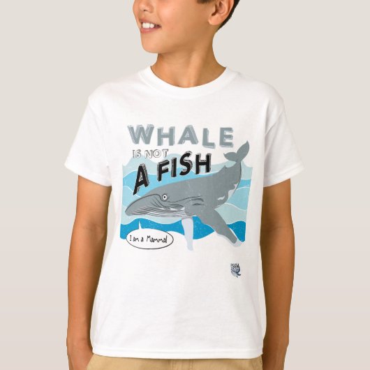 De walvis is geen vis t-shirt (Voorkant)
