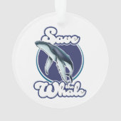 De walvis opslaan ornament (achterkant)