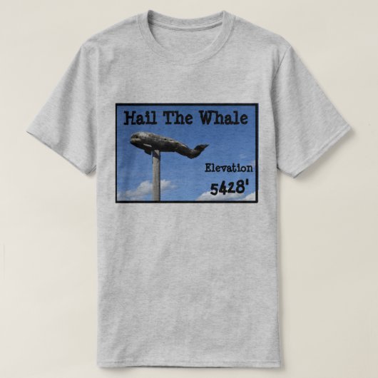 De walvis t-shirt (Design voorkant)