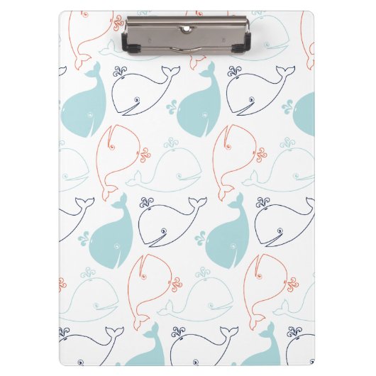 De walvis van een tijd! Klembord (Voorkant)