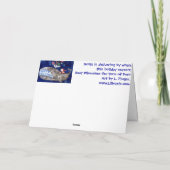 De walvis wenst prettige feestdagen (plural:) de (Achterkant)