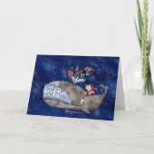 De walvis wenst prettige feestdagen (plural:) de (Voorkant)