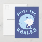 De walvissen hebben briefkaart (Voorkant / Achterkant)