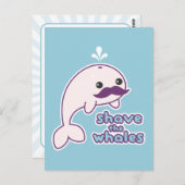 De walvissen hebben briefkaart (Voorkant / Achterkant)