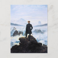 De wandelaar boven de zee van mist, kunst