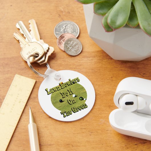 De wandelaars doen het op de groene, grappige sleu sleutelhanger (Bureau)