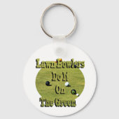 De wandelaars doen het op de groene, grappige sleu sleutelhanger (Achterkant)