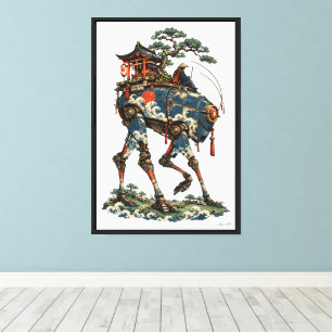 De Wandelende Heilige Plaats Canvas Afdruk