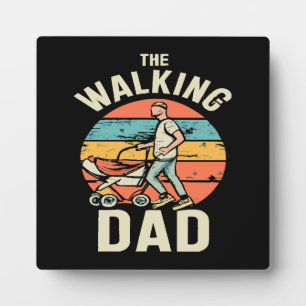 de wandelende papa fotoplaat