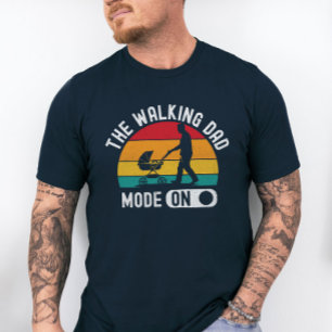 De wandelende vader Grappige nieuwe vader vaders d T-shirt