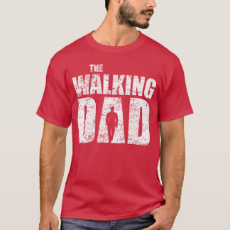 De Wandelende Vader Vader Cadeaus Man Dood Retro V T-shirt