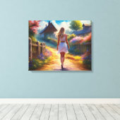 De Wandeling Canvas Afdruk (Insitu (Houten vloer))