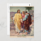 De wandeling naar emmaus briefkaart (Voorkant / Achterkant)