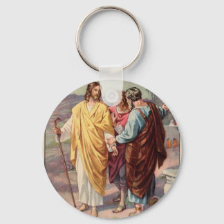 De wandeling naar emmaus sleutelhanger