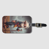 De Wandering Elf Wizard Bagagelabel (Voorkant (horizontaal))