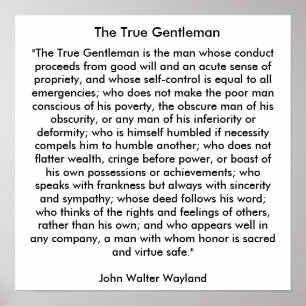 De ware Gentleman Poster