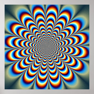 "De ware sterkte is de bloem van het Wisdom" Poster