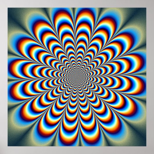 "De ware sterkte is de bloem van het Wisdom" Poster (Voorkant)