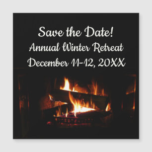 De Warm Winter Scene van het koord sparen de Datum