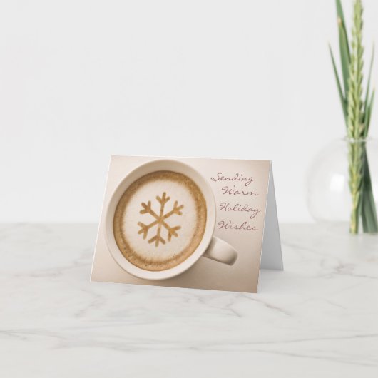 De warme Kaart van de Vakantie van Wensen (Voorkant)