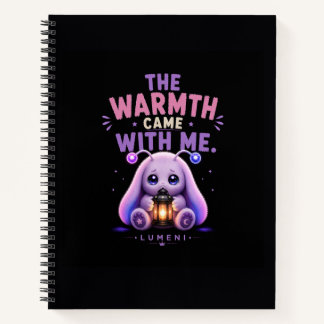 De warmte kwam met mij mee notitieboek