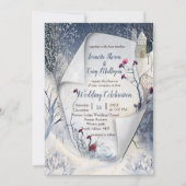 De warmte van de zon in de winter kaart (Voorkant)