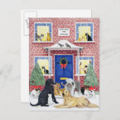 De Warmte van Kerstmis Feestdagenkaart (Voorkant / Achterkant)