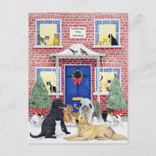 De Warmte van Kerstmis Feestdagenkaart (Voorkant)