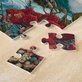 De Warrior tempel van de watervallen Jigsaw Puzzel (Zijkant)