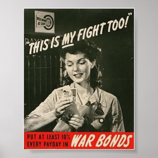 De Wartime Vrouw. Poster (Voorkant)