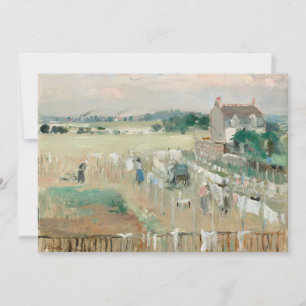 De was buiten hangen om te drogen Berthe Morisot