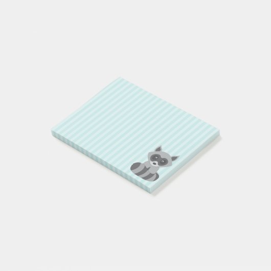 De Wasbeer van het baby Post-it® Notes (Schuin)