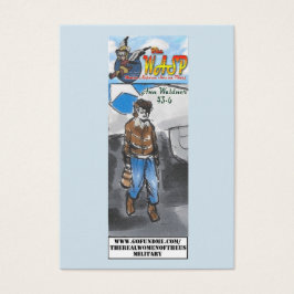 De WASP Ann Waldner-handelskaart Visitekaartje